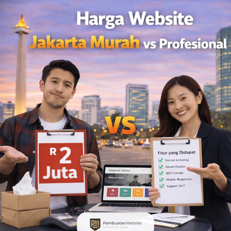 Harga Website Jakarta Murah vs Profesional